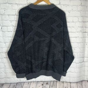 Via Italia Mens Large‎ Wool Alpaca Blend Sweater Italy VTG Preppy Academia